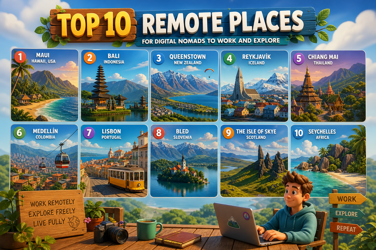 remote places