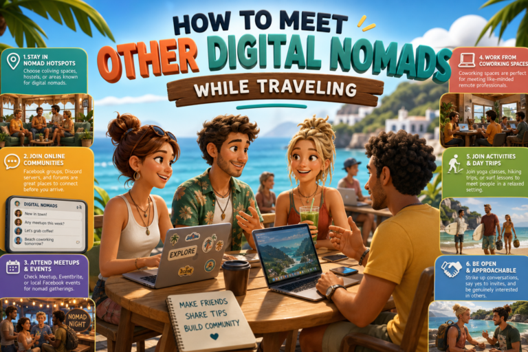 How to Meet Other Digital Nomads While Traveling